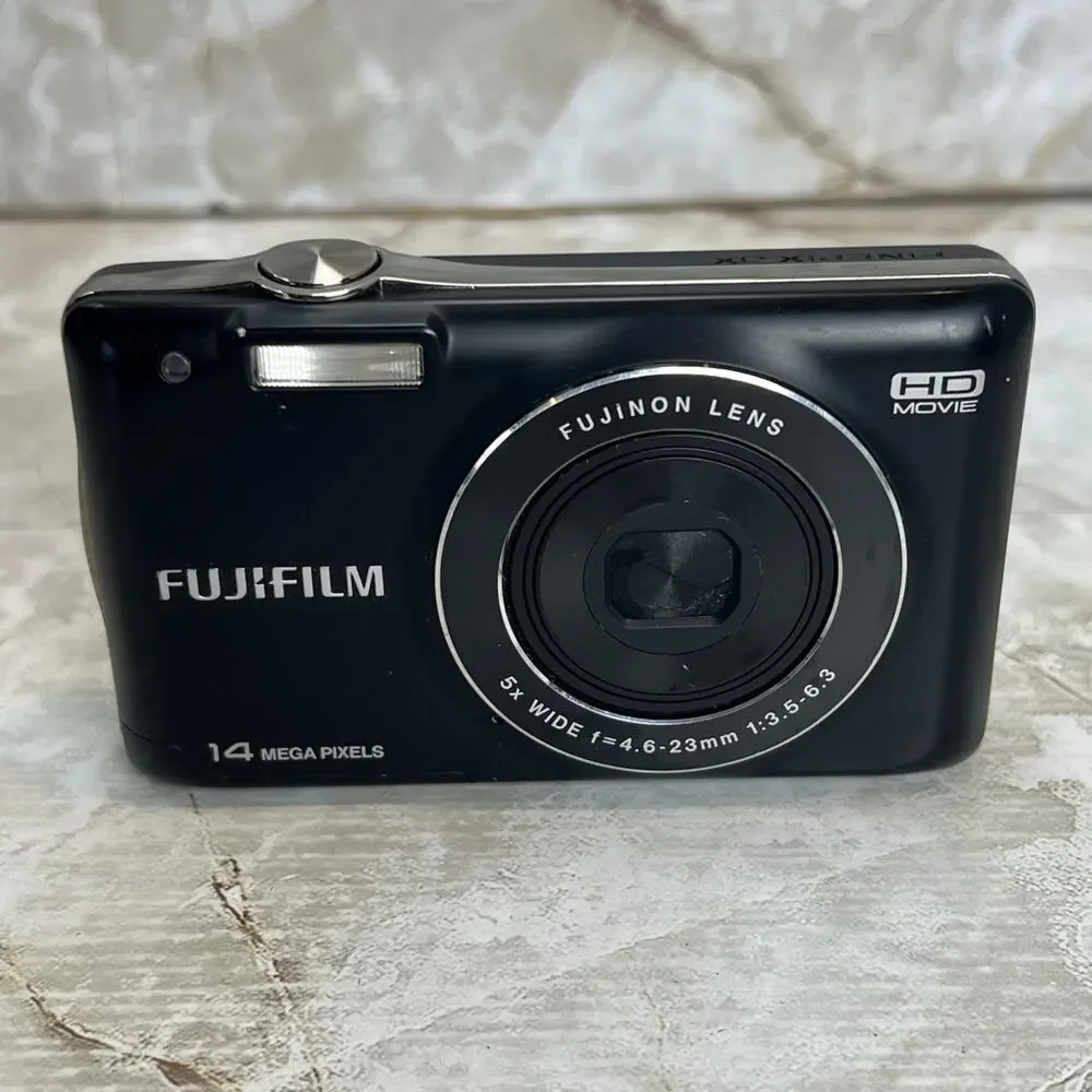 Fujifilm FinePix JX520 14MP Digital Camera Black FOR PARTS or REPAIR - UNTESTED